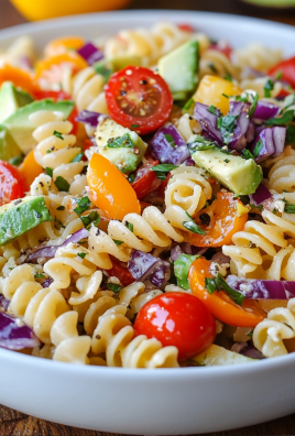 Rainbow Veggie Pasta Salad