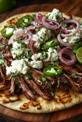 Sweet ‘n Spicy BBQ Beef Brisket Flatbread